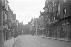 Salisbury 1945, North gate of cathedral