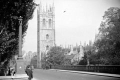 Oxford 1945, view of Magdalen College