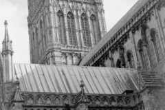 Salisbury cathedral 1945