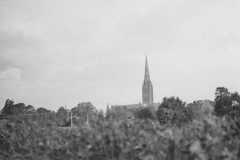 Salisbury cathedral 1945