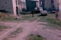 Pistoia Italy Bob Parsons bought a ruin to restore, Bob shown in this image.