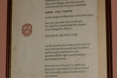 Harvard certificate