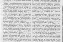 Bob Parsons Telegraph obituary 24April 2000