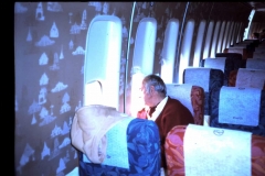Bob on a flight to Thailand