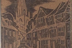 Lino cut by Bob Parsons