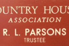 Bob was a trustee of the Country Houses Association.