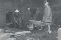Bob working on his house at Upper Upnor Kent