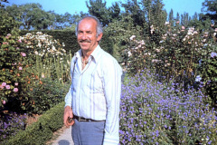 Bob Parsons at Sissinghurst Garden 1980