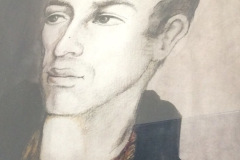 Portrait of Bob Parsons by Leslie Hurry 1958