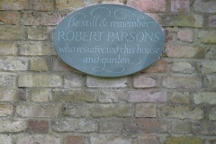 Bob Parsons memorial in the garden at Newark Park 2000