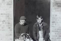 Bob Parsons Robert Chidlaw and Max at Summer House Newark Park