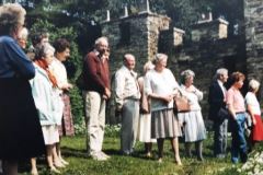 Bob Parsons Newark Park 1998 A visit by a group to the house
