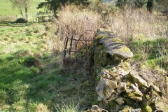 Ozleworth stocks before conservation by National Trust