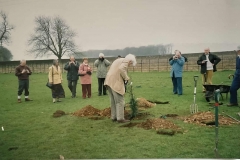 Newark Park tree planting