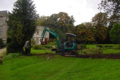 North garden returned to lawn by Michael Claydon 2001