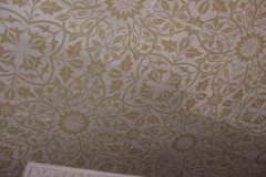 Conservation of William Morris ceiling paper