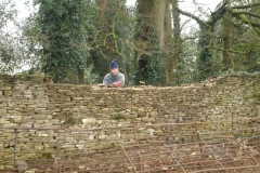 Repairing the park wall