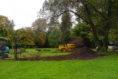 North garden returned to lawn by Michael Claydon 2001