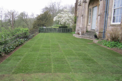 Re-turfing  the terrace 2011