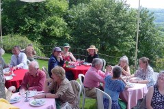 Terrace party Newark Park
