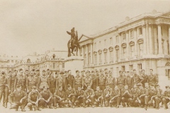 Versailles 1944 Bob Parsons sixth from right. 65th Fighter Wing USA
