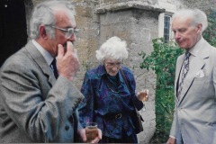 Bob with Daphne Fielding and James Lees-Milne