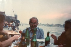 Bob with friends in Venice