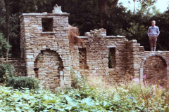 The castle folly  Newark Park 1982