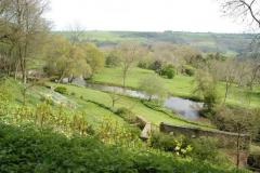 View to lake Newark Park