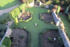 2011 View of east walled garden Newark Park