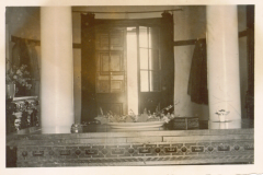 Newark Park entrance hall 1950