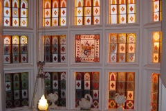 Painted glass east window