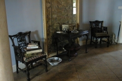 Newark Park entrance hall 1996