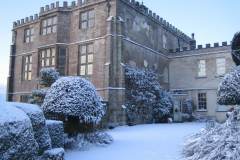 Newark Park View with snow