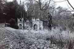 Newark Park garden folly 1990