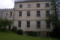 west view of Newark Park