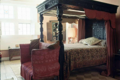 Newark Park Tudor bedroom 1988