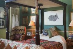 Green bedroom 1st floor Newark Park 2011