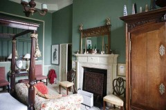 Green bedroom 1st floor Newark Park 2011