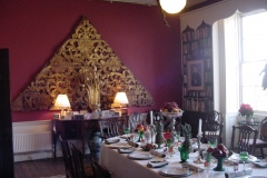 Dining room Newark Park       2011