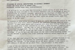 Listed building information