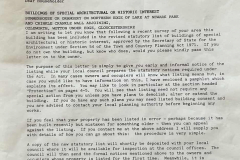 Listed building information