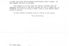 page 2 Bob Parsons lease letter Newark Park 1970