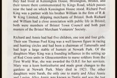 short description of King Family  Newark Park