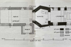 Plan of Ozleworth church