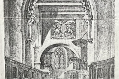 Early  interior of church