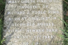 Mary King O.B.E. Grave