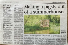 Press clippings Newark Park