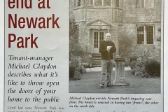 Press clippings Newark Park