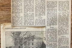 Press clippings Newark Park